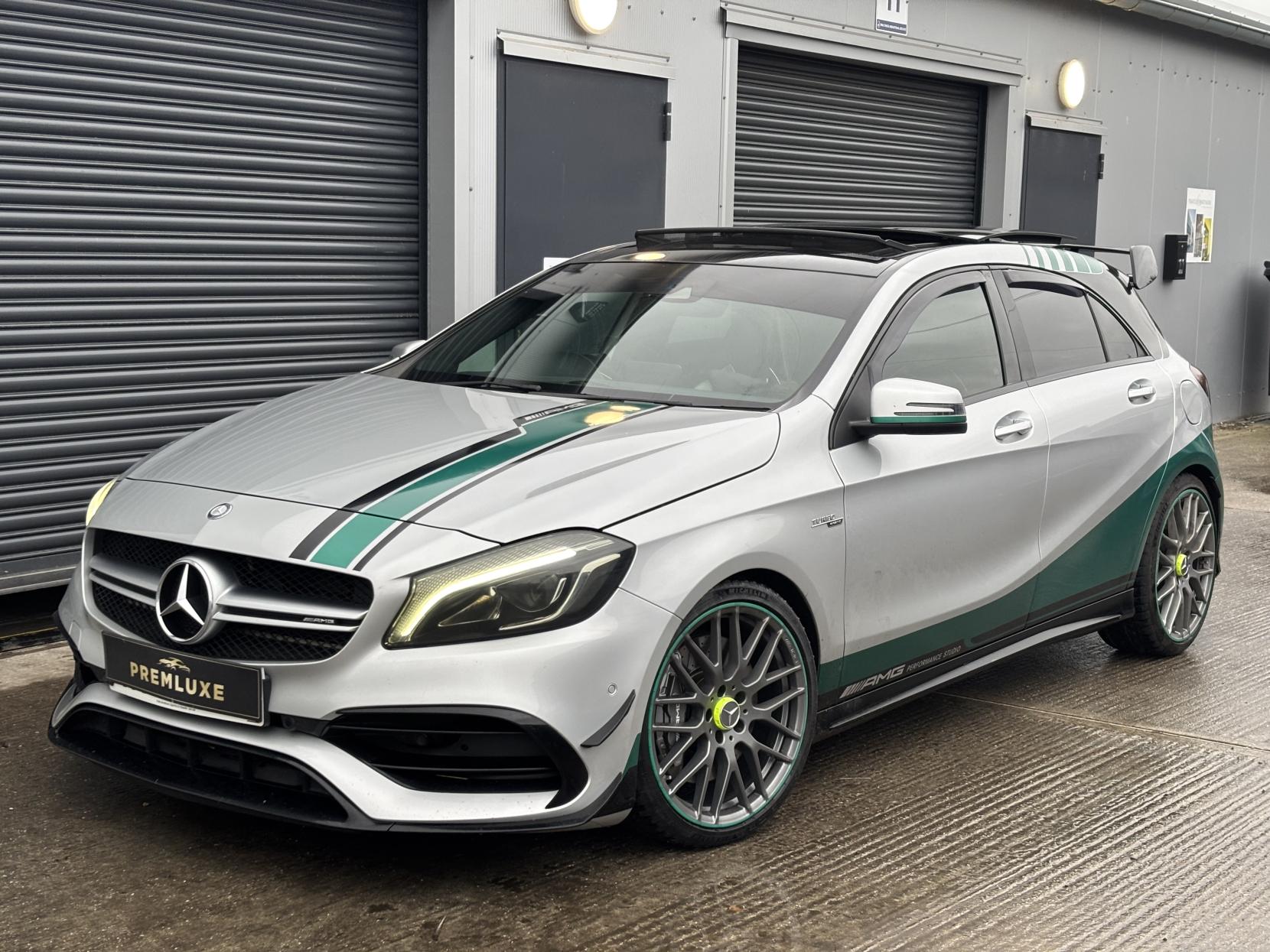 Mercedes-Benz A Class 2.0 A45 AMG PETRONAS 2015 World Champion Edition Hatchback 5dr Petrol SpdS DCT 4MATIC Euro 6 (s/s) (381 ps)