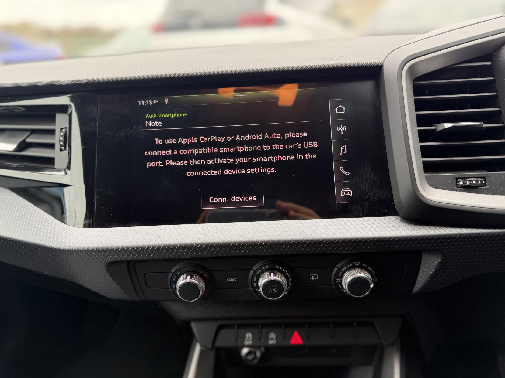 Audi A1 1.0 TFSI 25 Sport Sportback 5dr Petrol S Tronic Euro 6 (s/s) (95 ps)